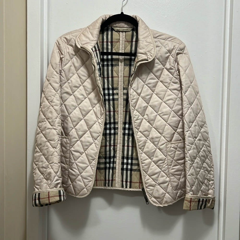 Burberry quilted coat